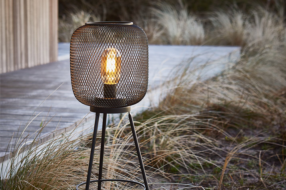 Solarlampen en lantaarns