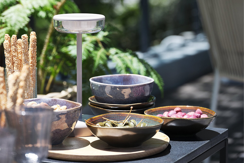 Solarlampen en lantaarns