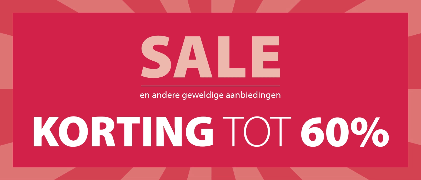 Zomer sale | Korting tot 60%