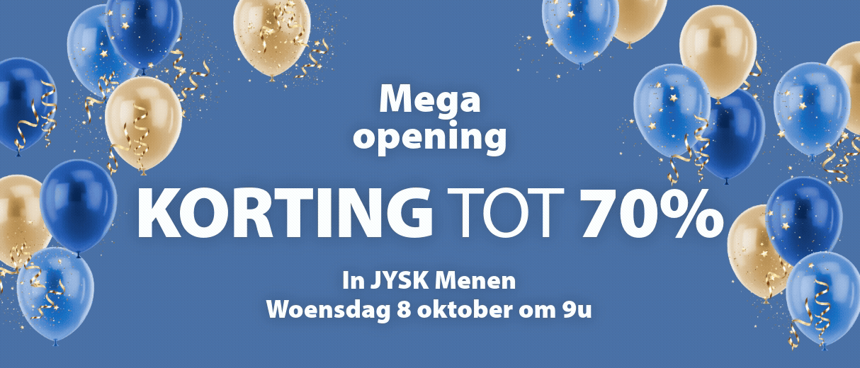 Mega opening Menen | 8 oktober