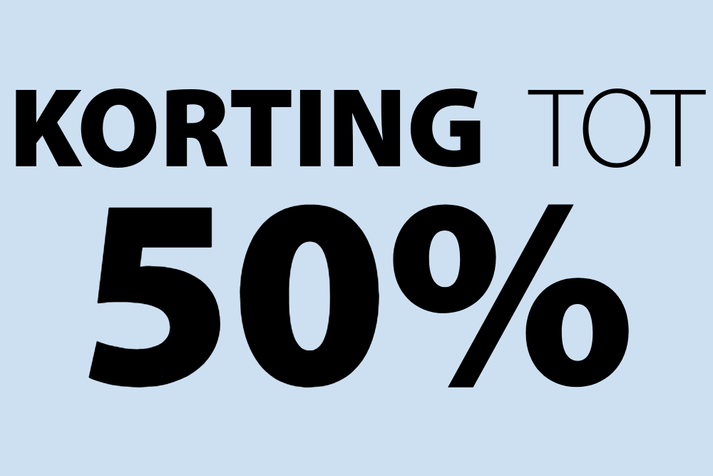 Tot 60% korting