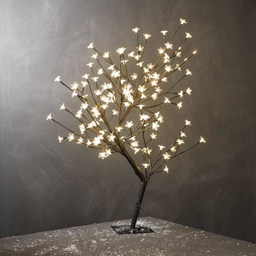 Medium LED lichtboom kerstdecoratie 