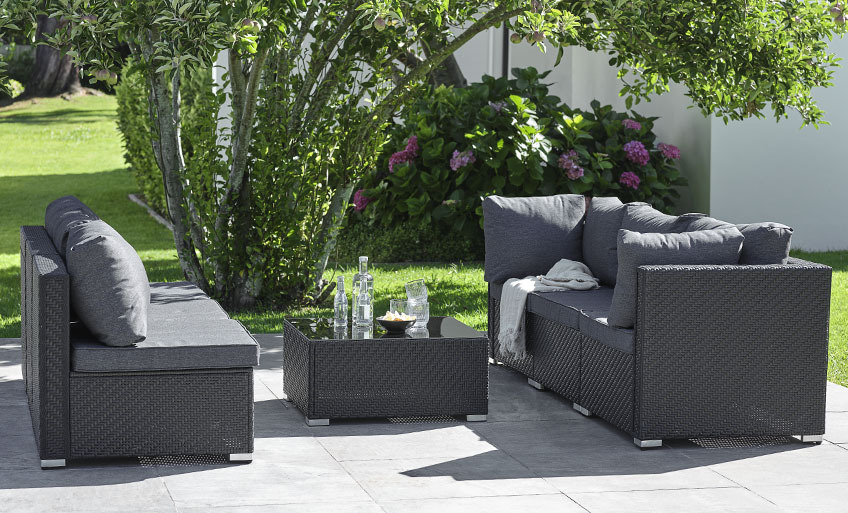 Mobilier de jardin haut de gamme sur un patio