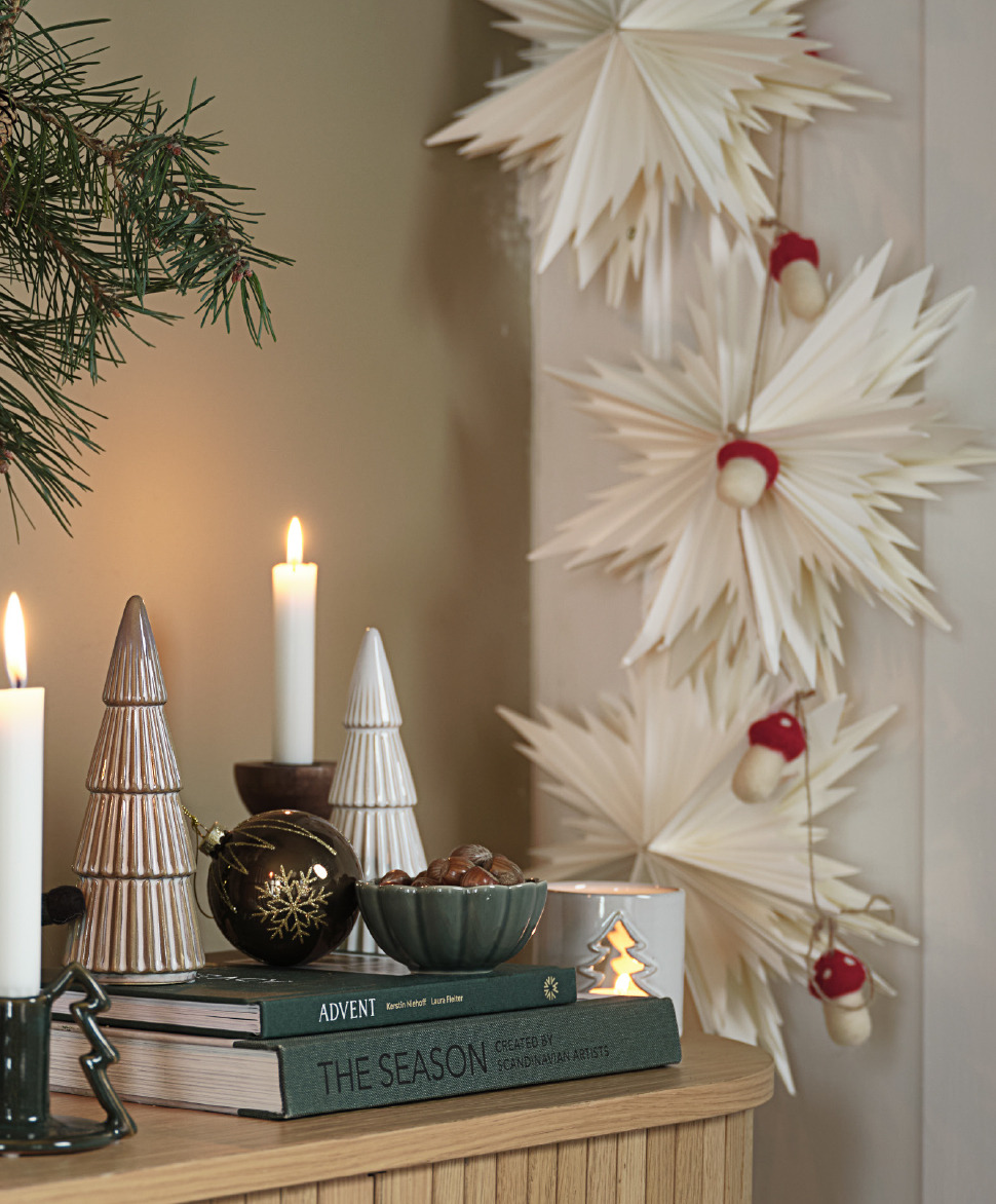 Kerstdecoratie met papieren kerstster SKRYMSLI Kerstdecoratie