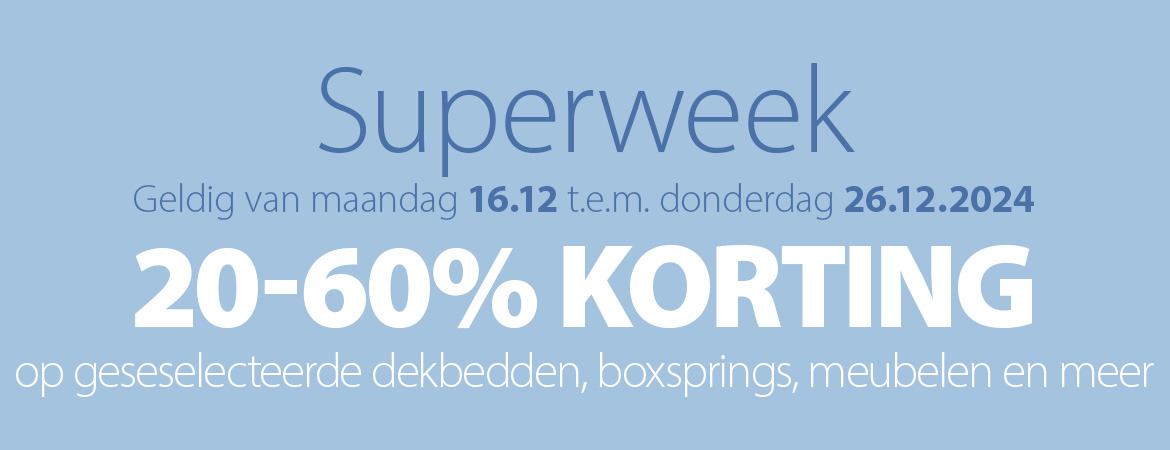 Superweek | 20-60% korting