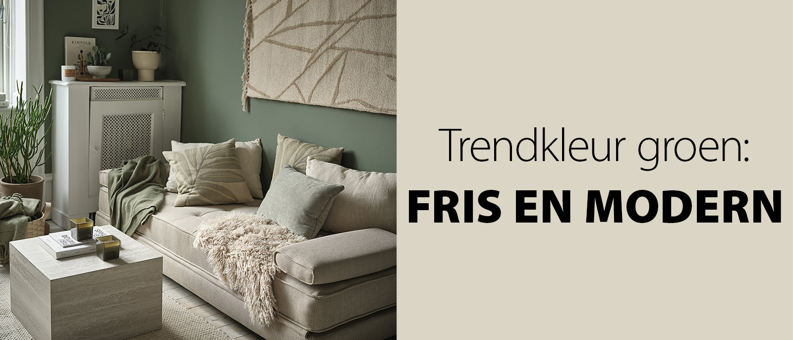 Trendkleur groen: fris en modern