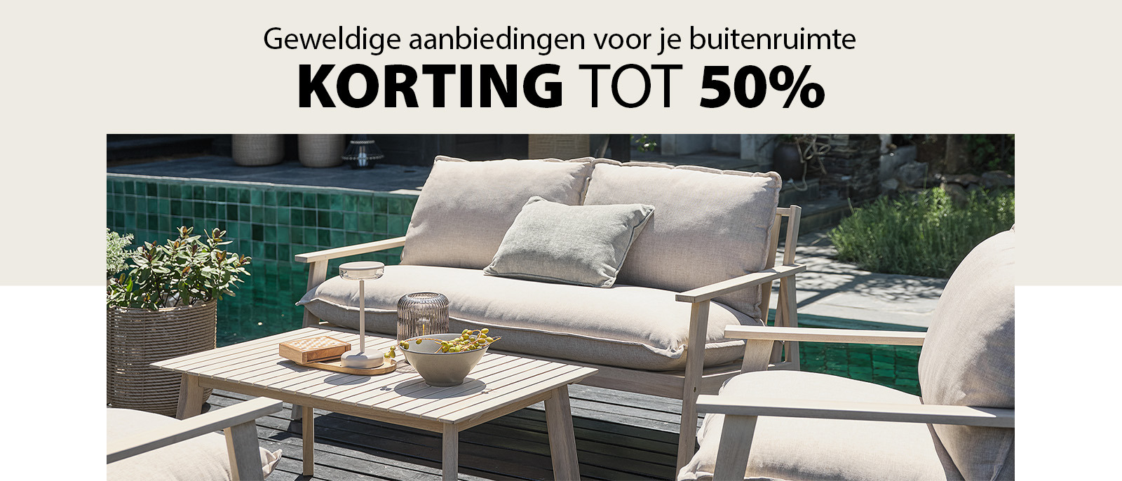 Geweldige aanbiedingen voor buitenruimte | Korting tot 50%