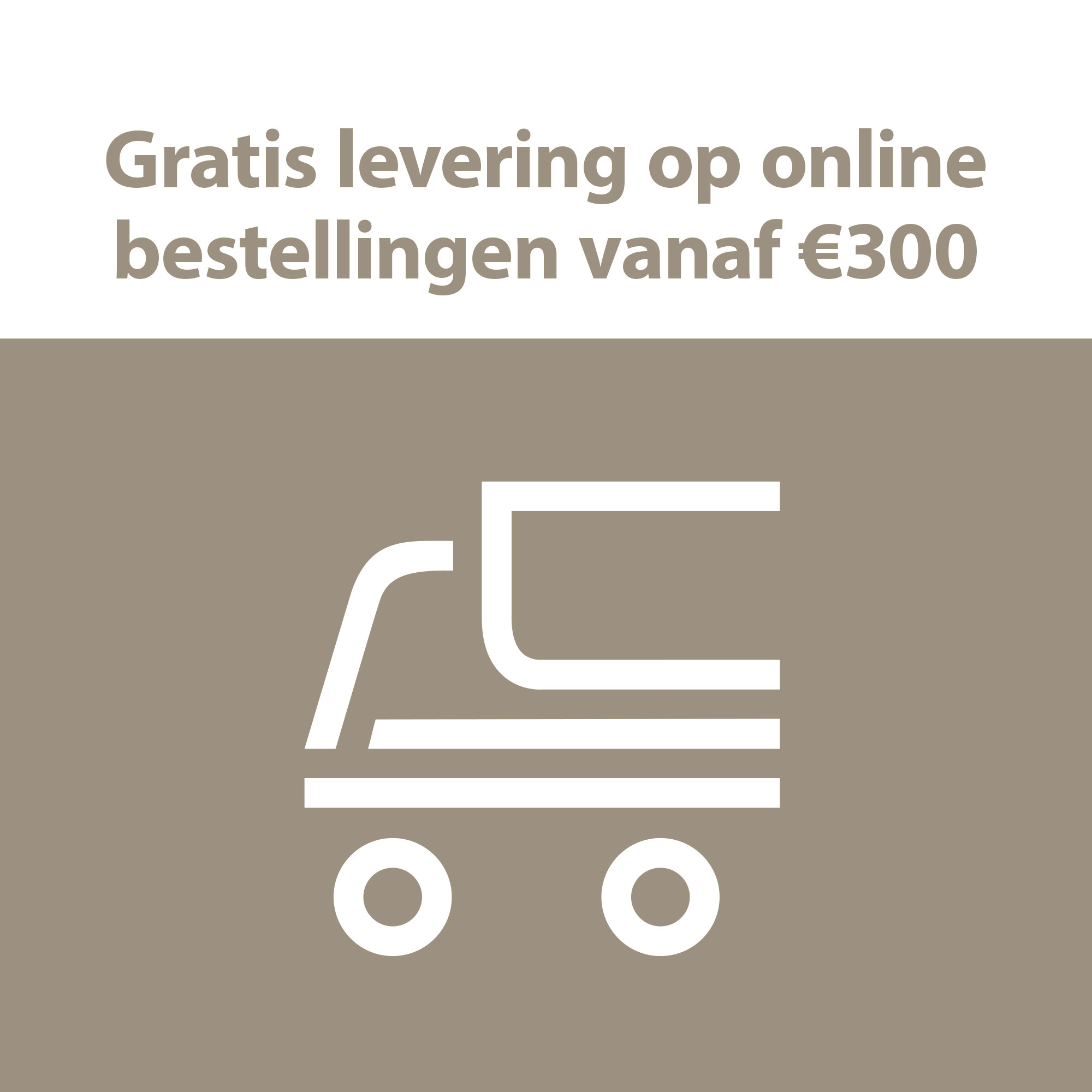 Gratis levering