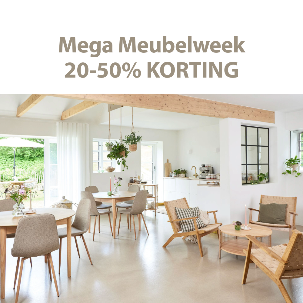 Mega meubelweek  | 20-50% korting
