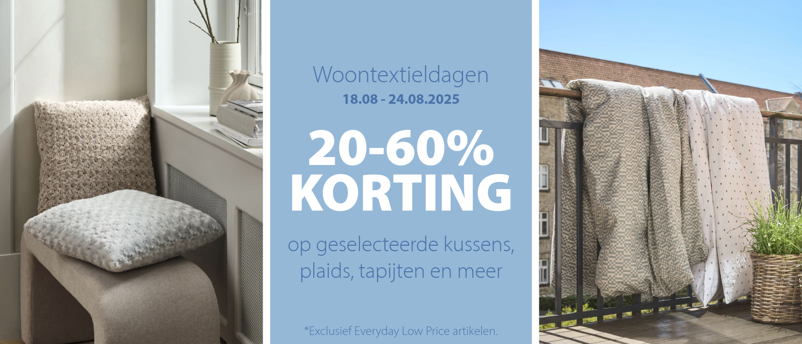 Woontextieldagen | 20-60% korting