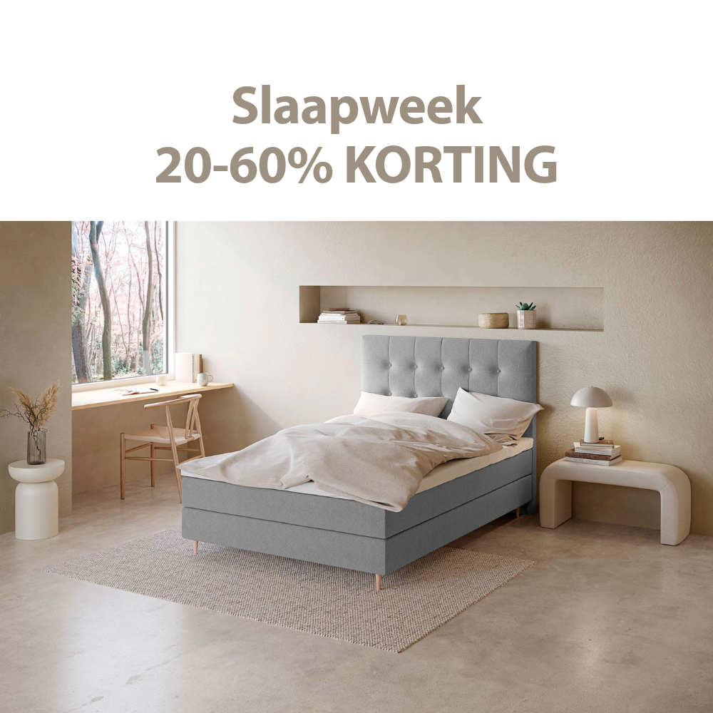Slaapweek | 20-60% korting