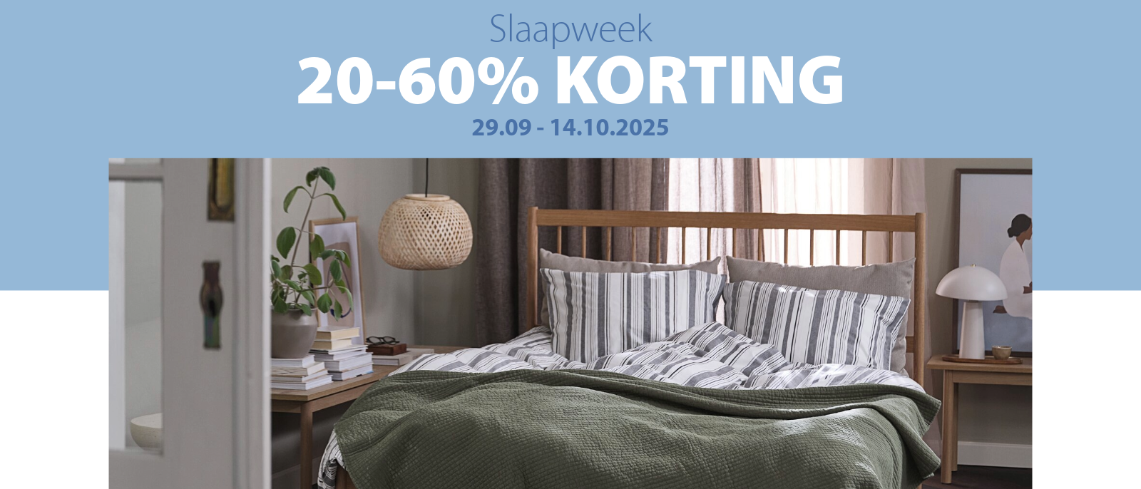 Slaapweek | 20-60% korting