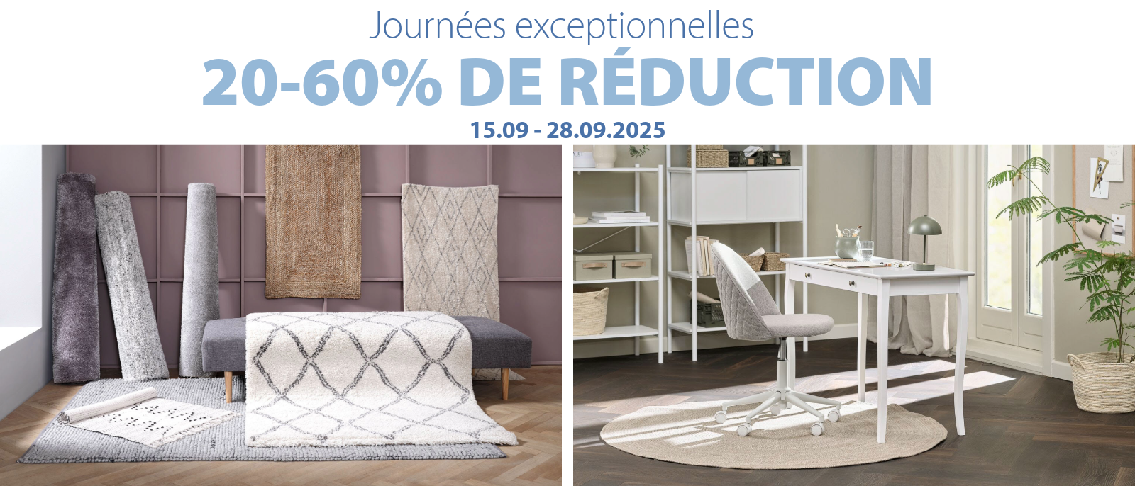 Journées exceptionnelles | 20-60% de réduction 