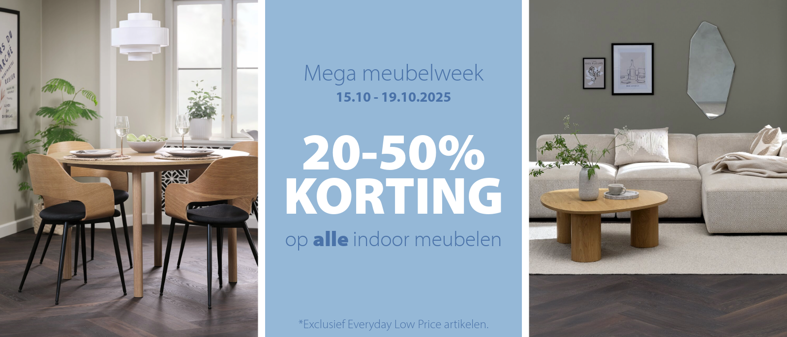 Mega meubelweek  | 20-50% korting