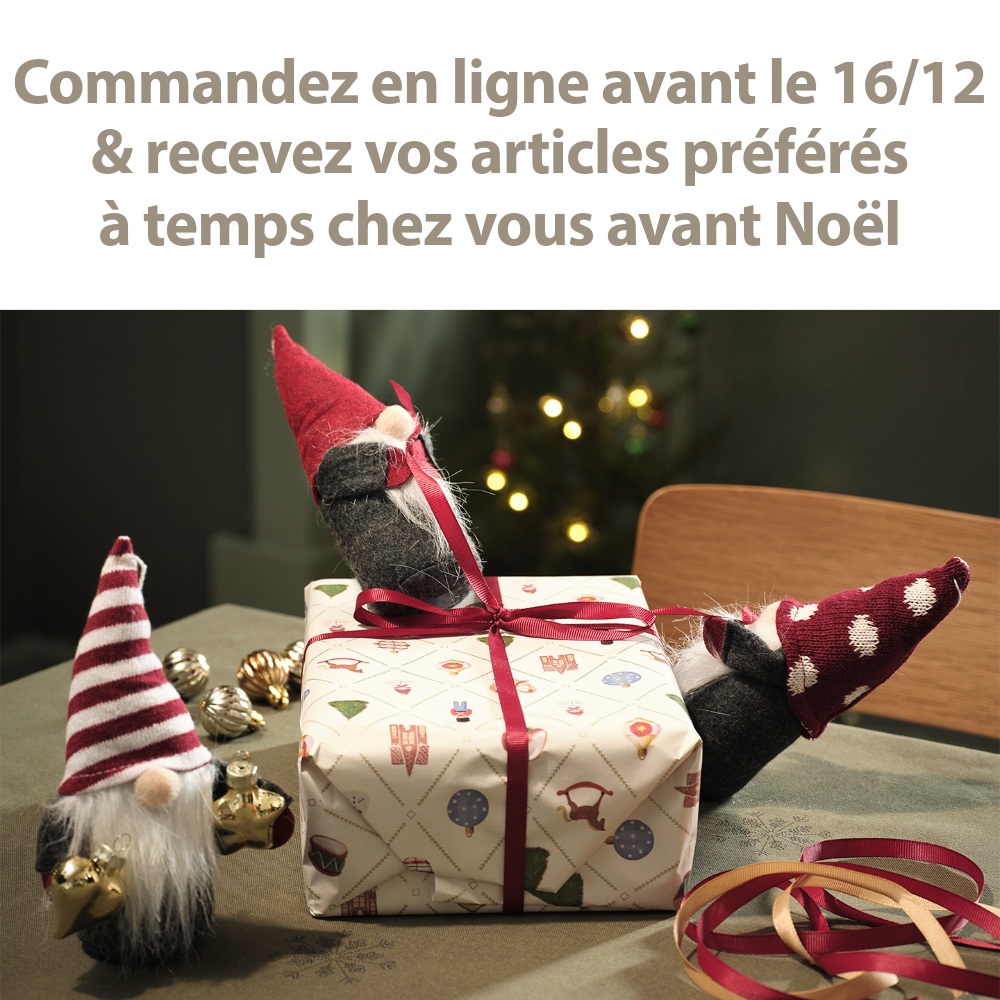 Commandez en ligne avant le 16/12 & recez vos artiles préférés à temps chez vous avant Noël Commandez en ligne avant le 16/12 & recez vos artiles préférés à temps chez vous avant Noël