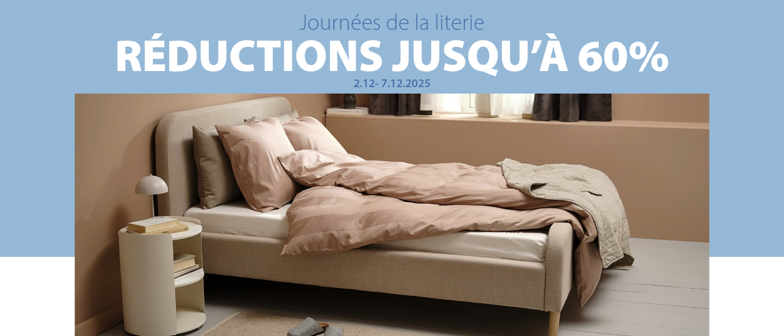Journées de la literie | Réductions jusqu’à 60% 