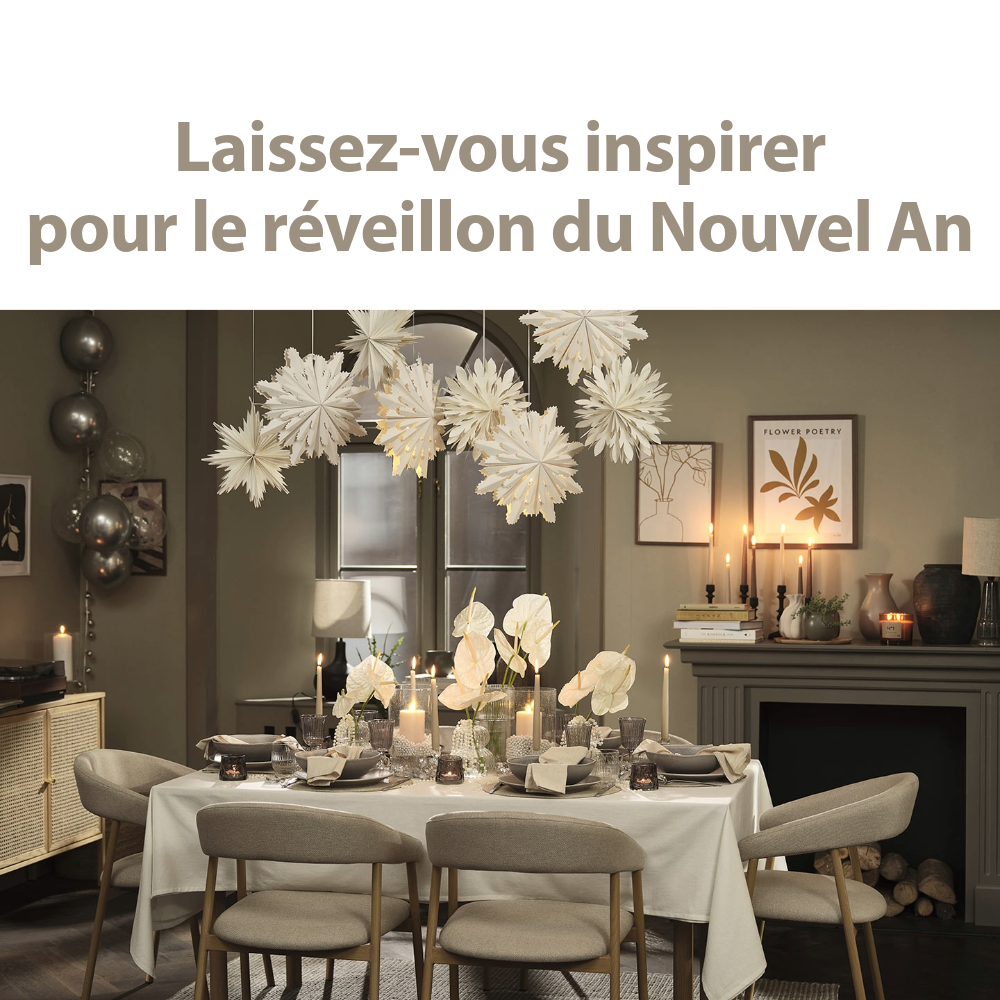 Laissez-vous inspirer pour le réveillon du Nouvel An 