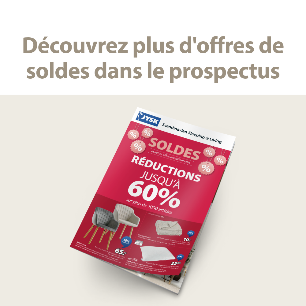 Découvrez plus d'offres de soldes dans le prospectus 