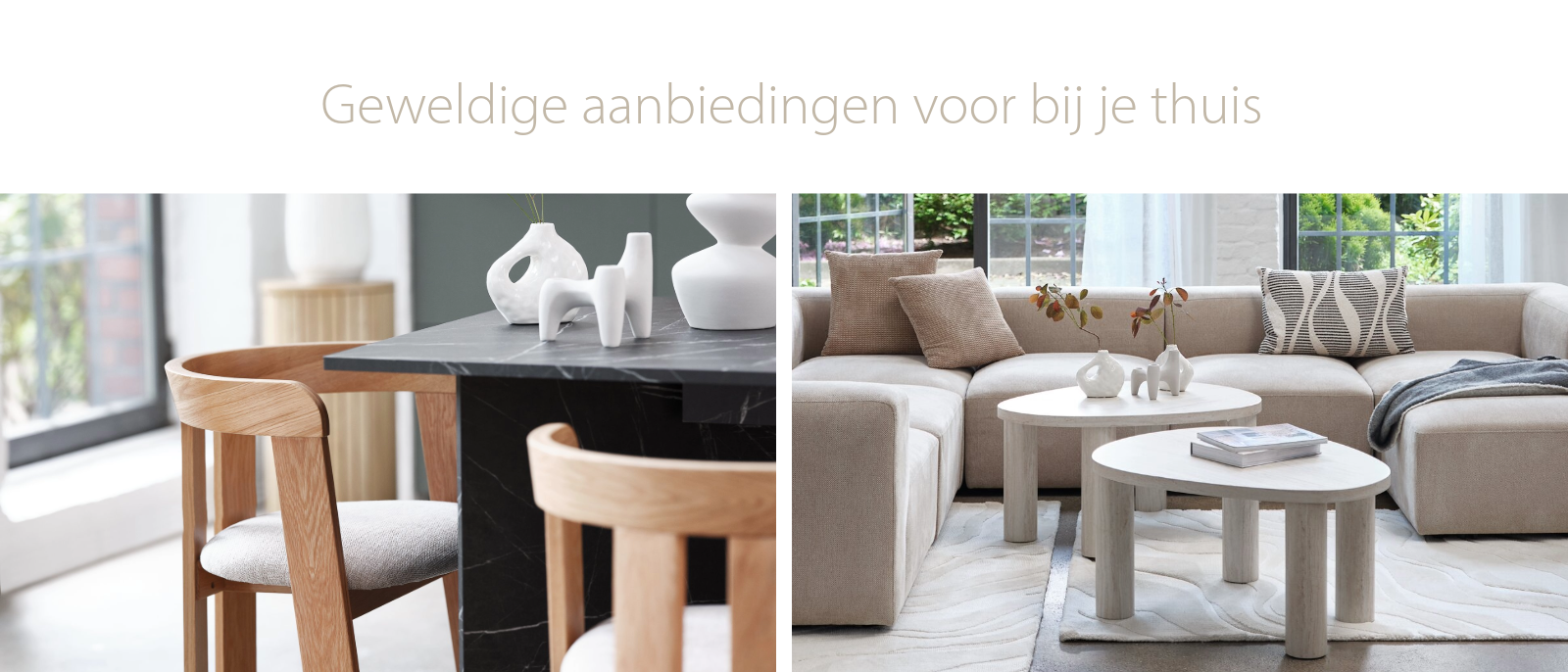 Geweldige aanbiedingen voor bij je thuis