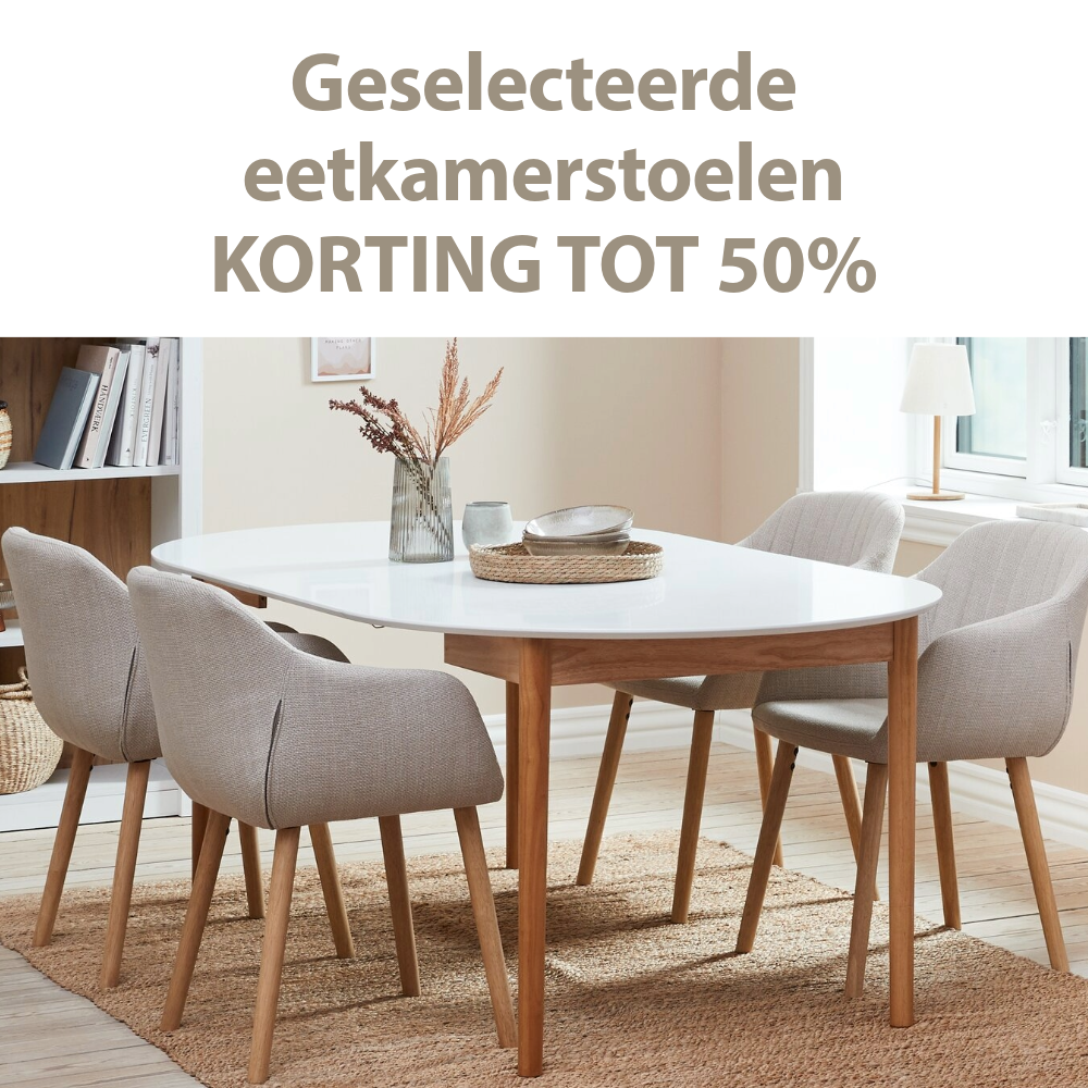 SALE aanbiedingen eetkamerstoelen