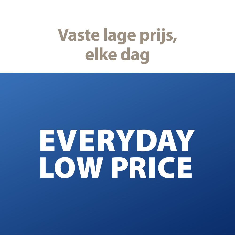 Vaste lage prijs, elke dag