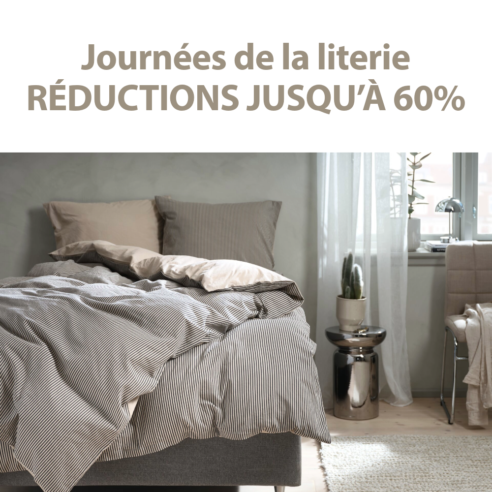 Jusqu'à 60% de réduction Journées de la literie