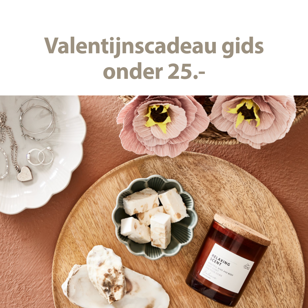 valentijnscadeau gids onder 25.-