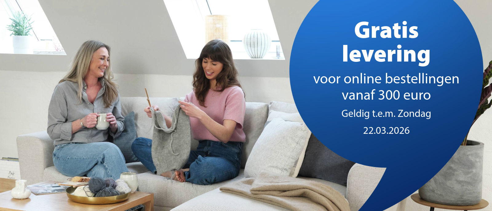 GRATIS LEVERING VANAF 300 EURO