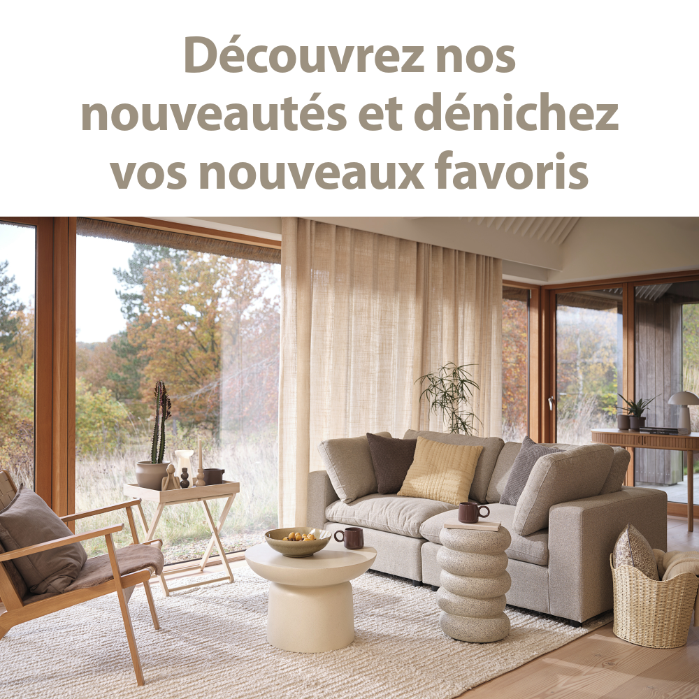 Nouveautés meubles et textiles