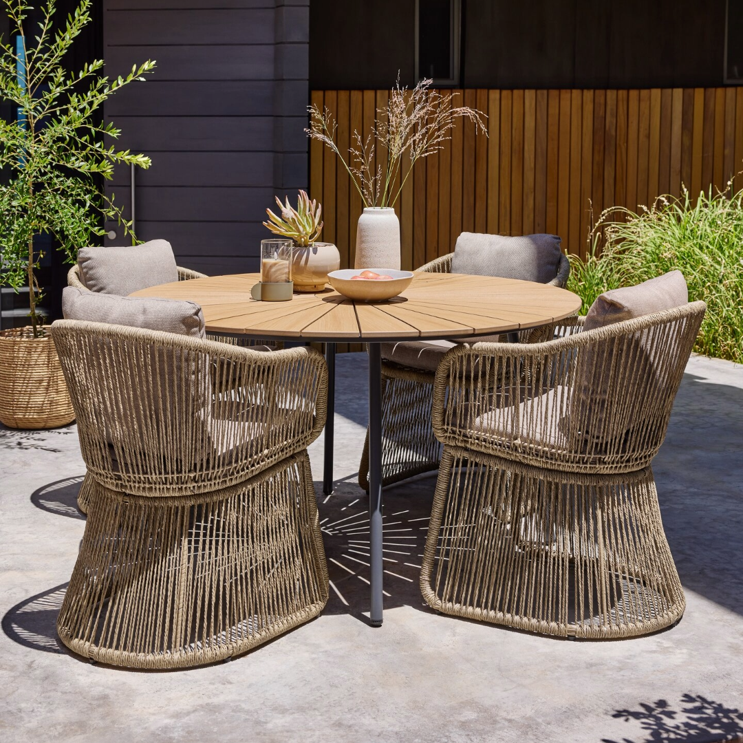 table de jardin AKTIVEN et chaises de jardin STORDALEN 