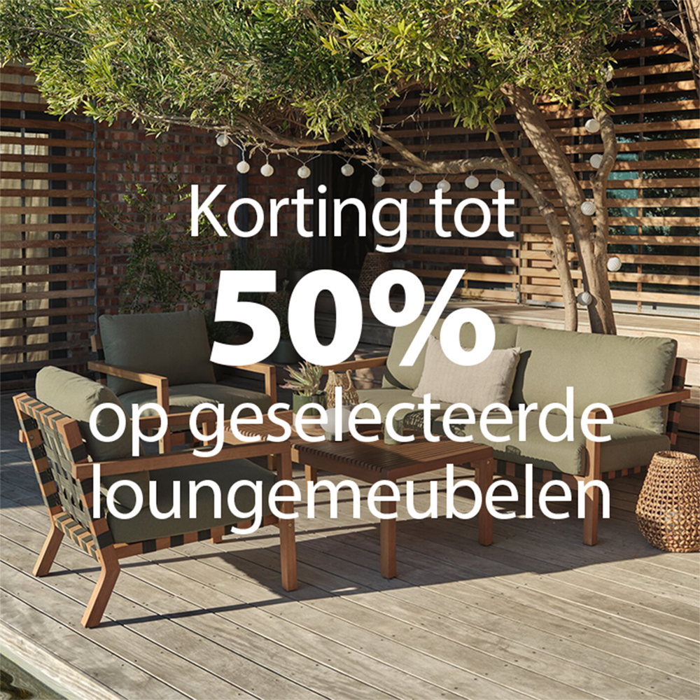 LOUNGEMEUBELEN | 50% KORTING