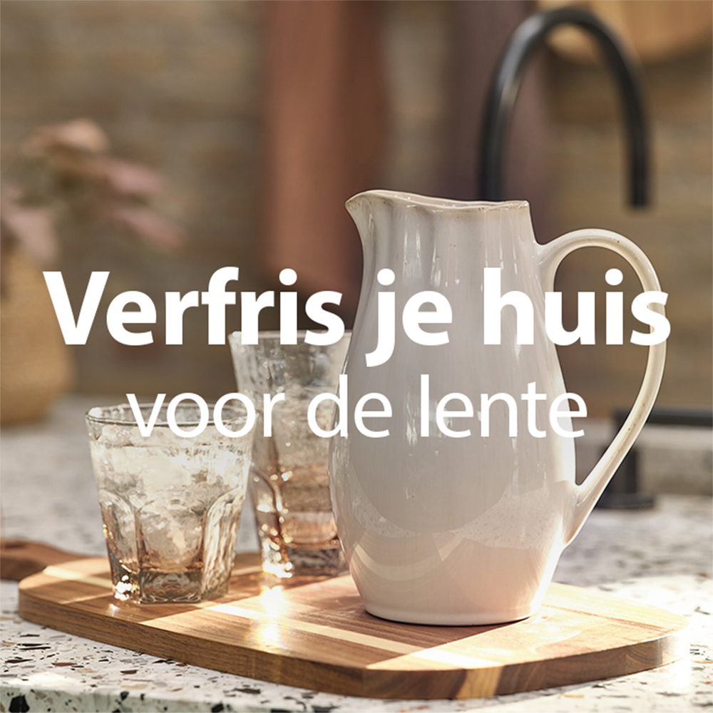 VERFRIS JE HUIS VOOR DE LENTE