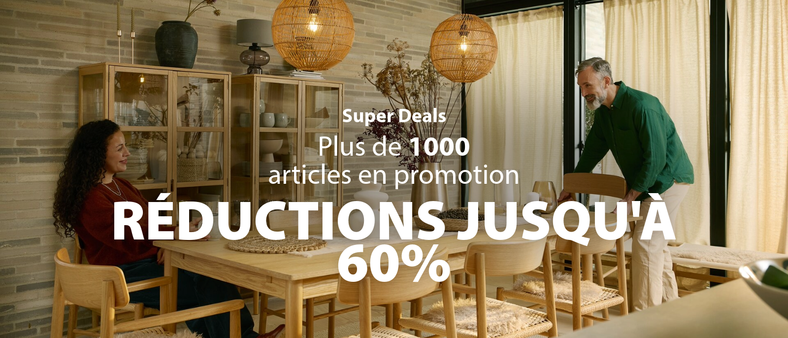 Super Deals. Plus de 1000 articles en promotion. Réductions jusqu'à 60%
