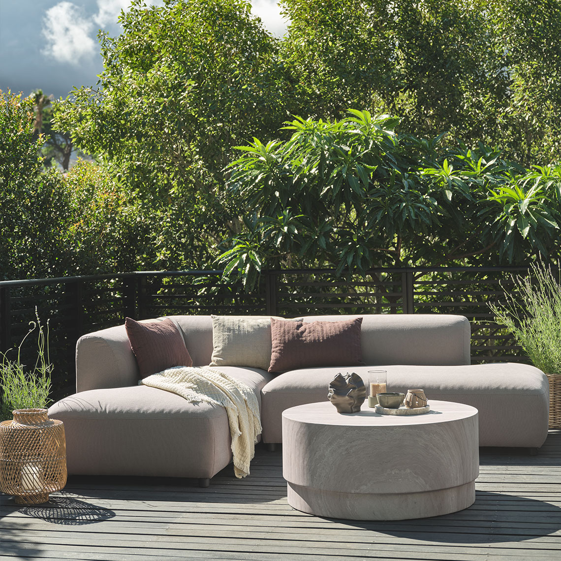 Tuin loungeset van weerbestendig materiaal
