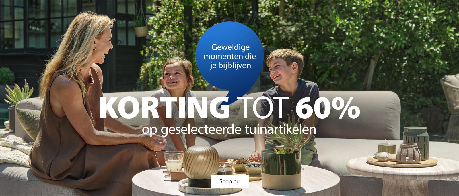 GEEF JE BUITENRUIMTE EEN OPFRISBEURT | KORTING TOT 60%