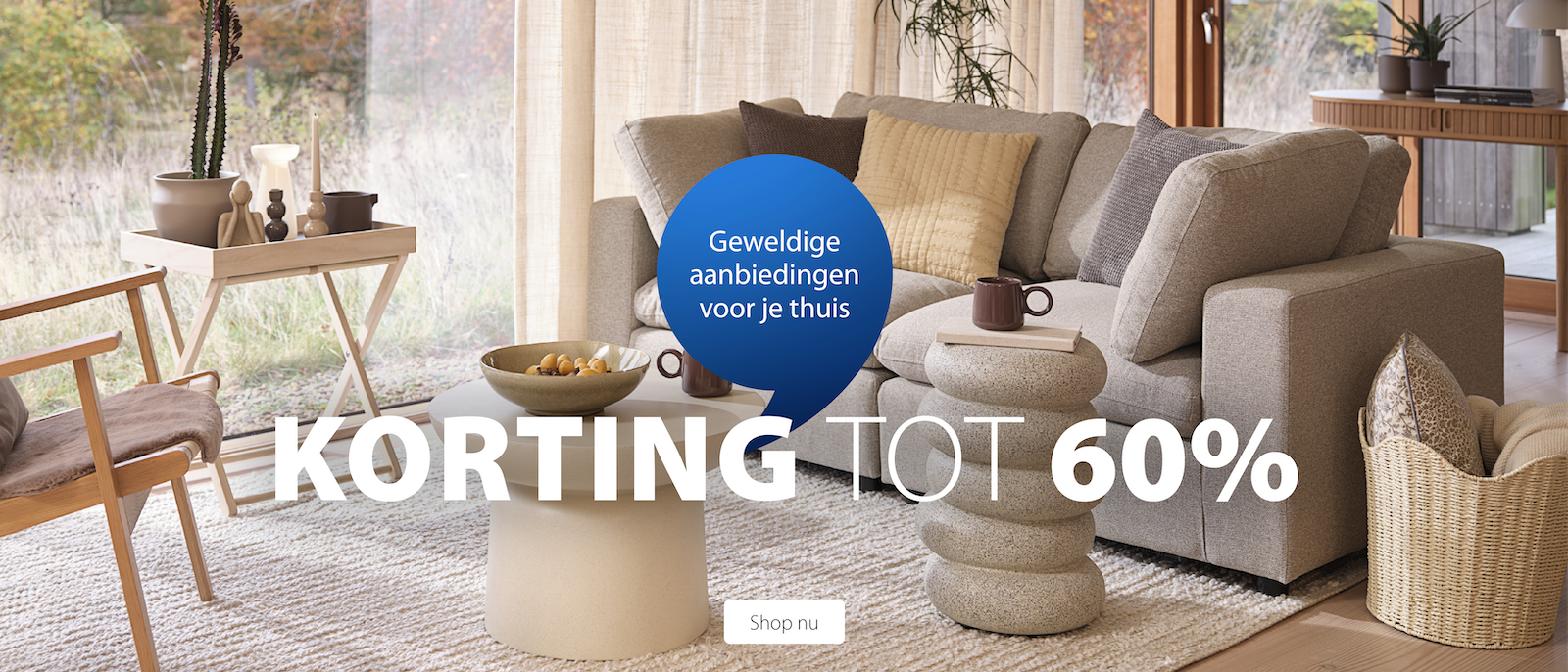 geweldige aanbiedingen voor bij je thuis - korting tot 60%