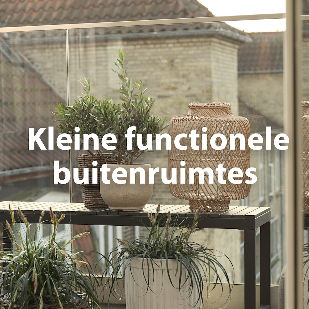 kleine functionele buitenruimtes