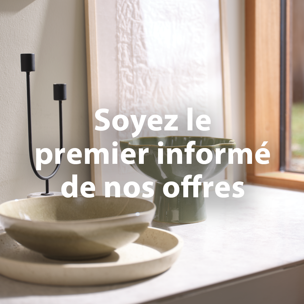 soyez le premier informé de nos offres