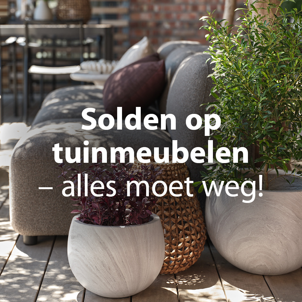 solden op tuinmeubelen - alles moet weg!