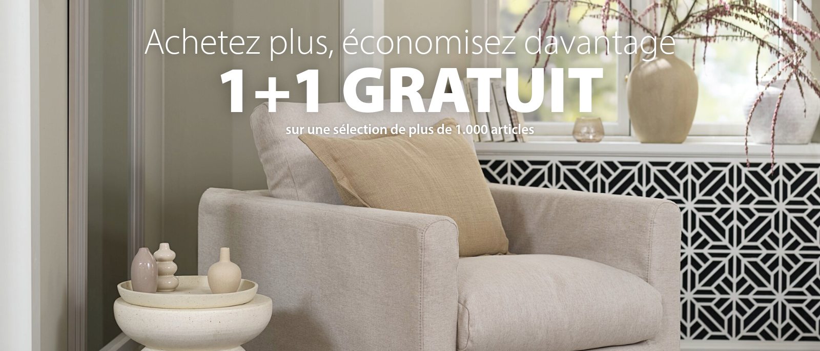 1+1 gratuit