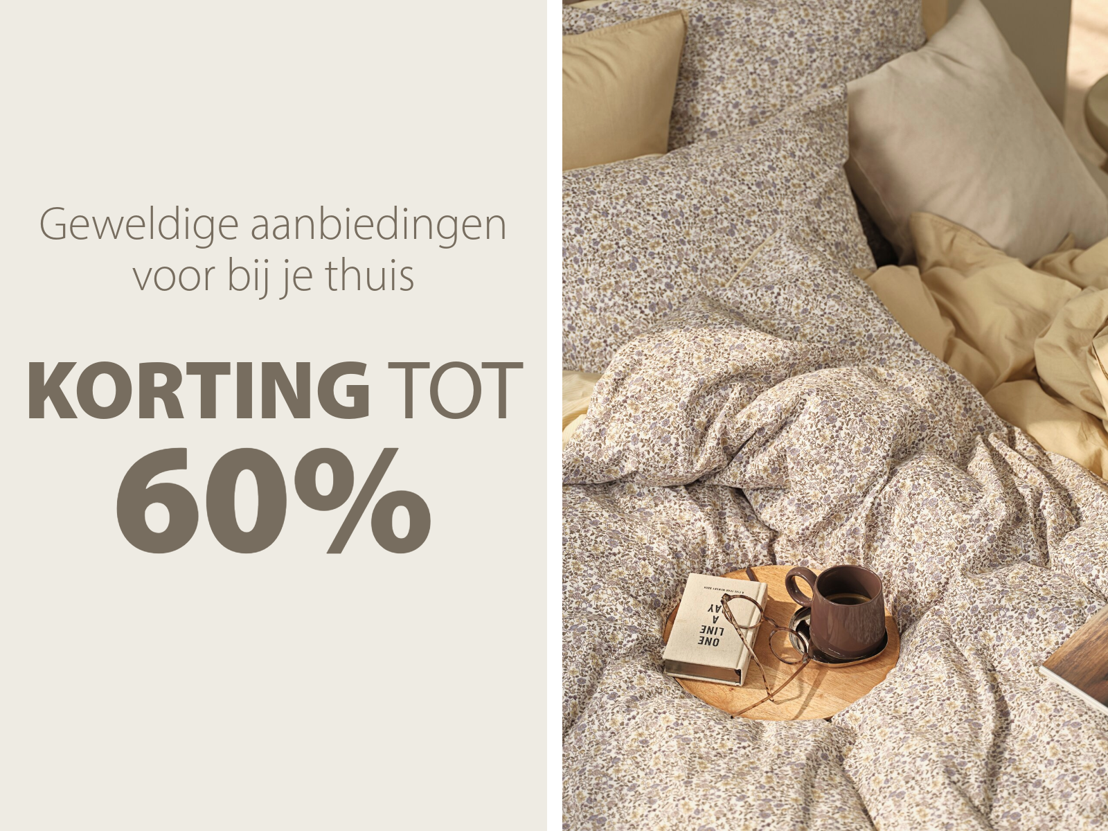Geweldige aanbiedingen voor bij je thuis | KORTING TOT 60%
