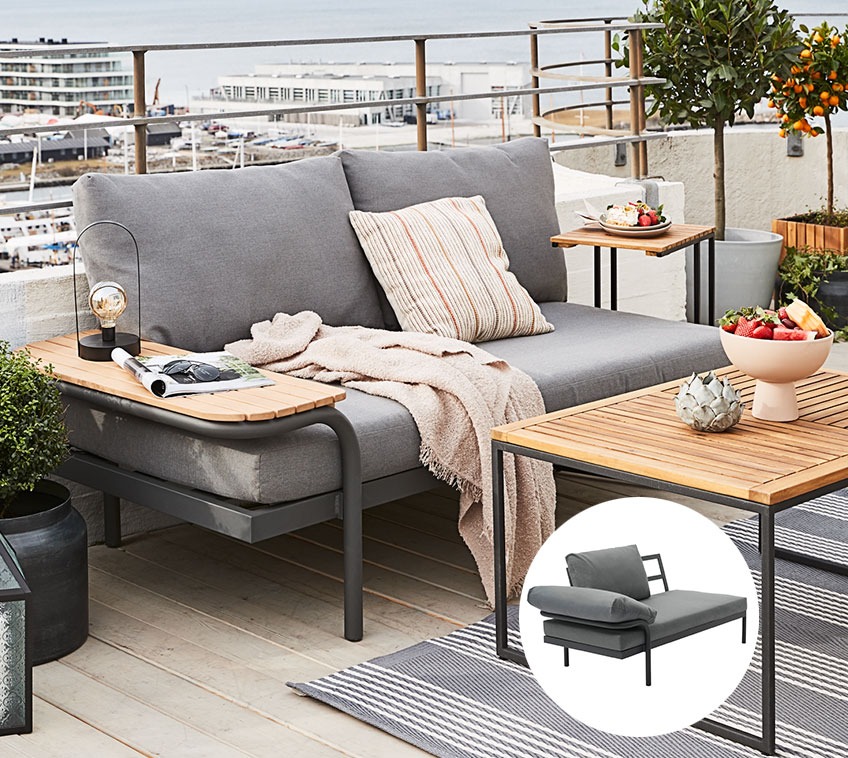 pindas Clancy Dekking Multifunctioneel meubilair voor een klein terras of balkon | JYSK