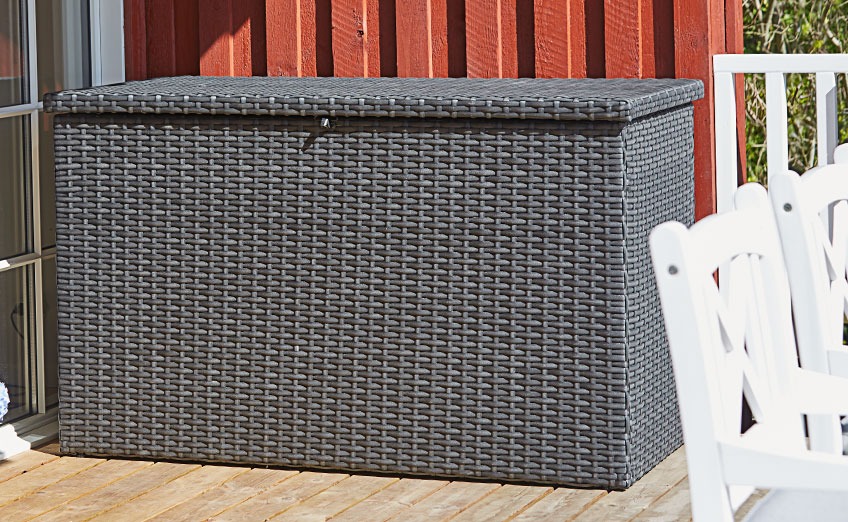 HOUSTRUP kussenbox Grote kussenbox op een terras