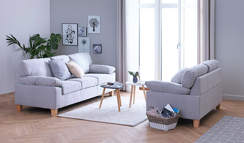 Choose between 2 and 3 seater sofas from JYSK